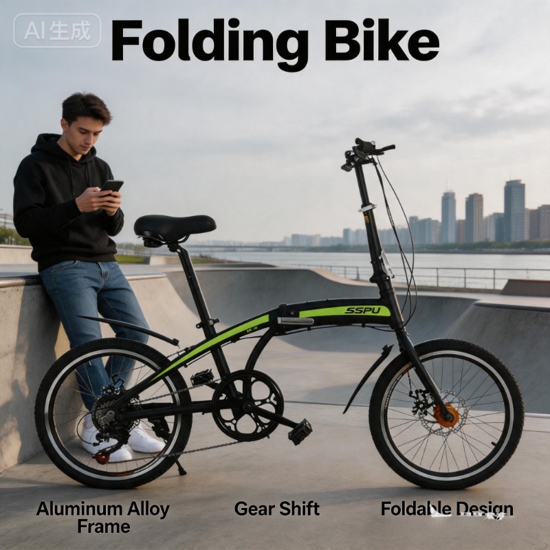 Commuting With Bike - Sepeda Lipat UltraLight 20 Inci -