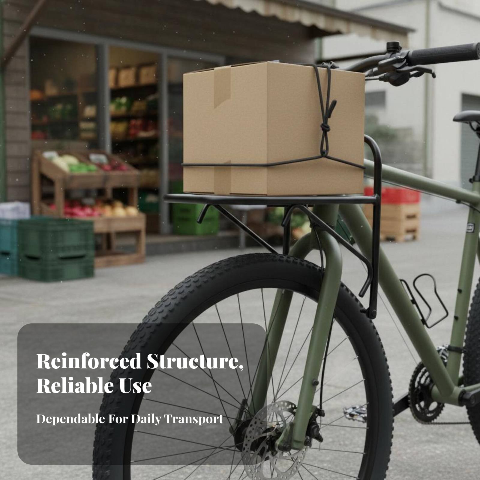 Cargo Rack Aluminum - Rak Depan Sepeda Konstruksi Aluminium Alloy,