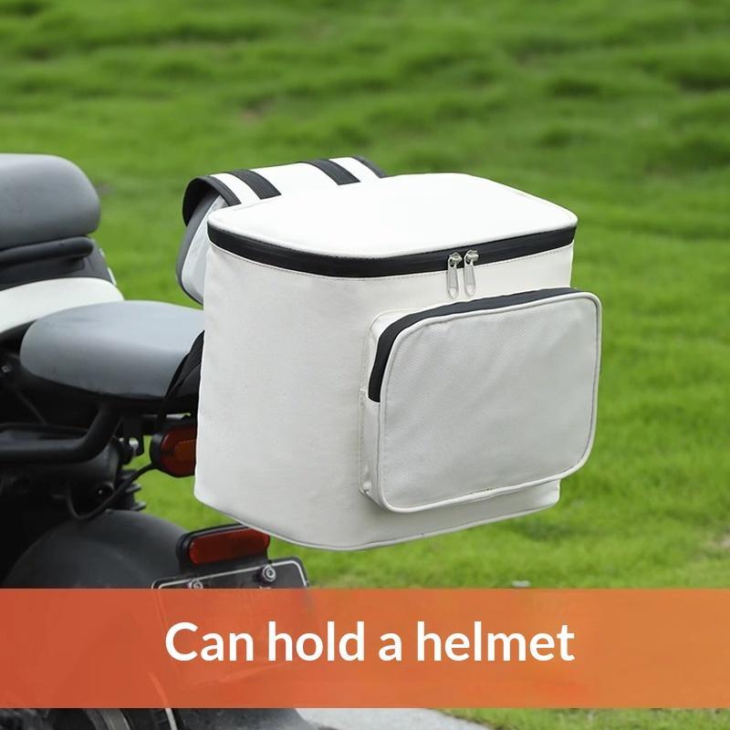 Commute Cycling Helmet - Tas Penyimpanan Belakang Sepeda Listrik Tahan