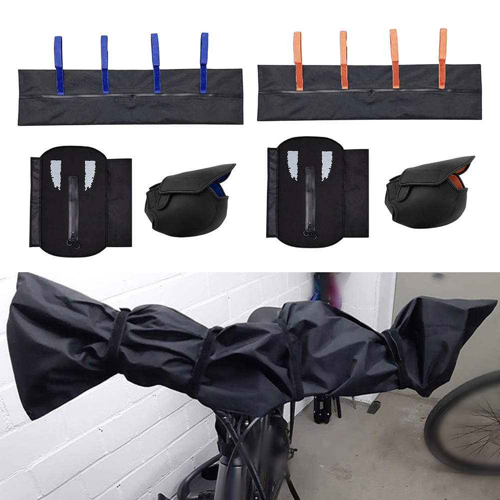 Cycling Commute Gear - Set Penutup Sepeda Listrik Reflektif untuk