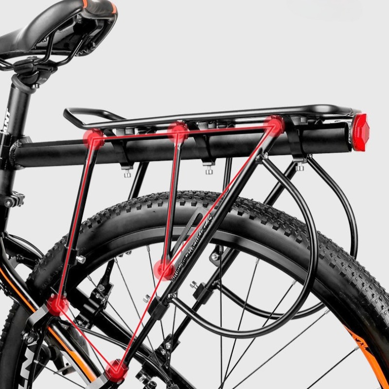 Cargo Rack Aluminum - Rak Tempat Duduk Belakang Sepeda Paduan