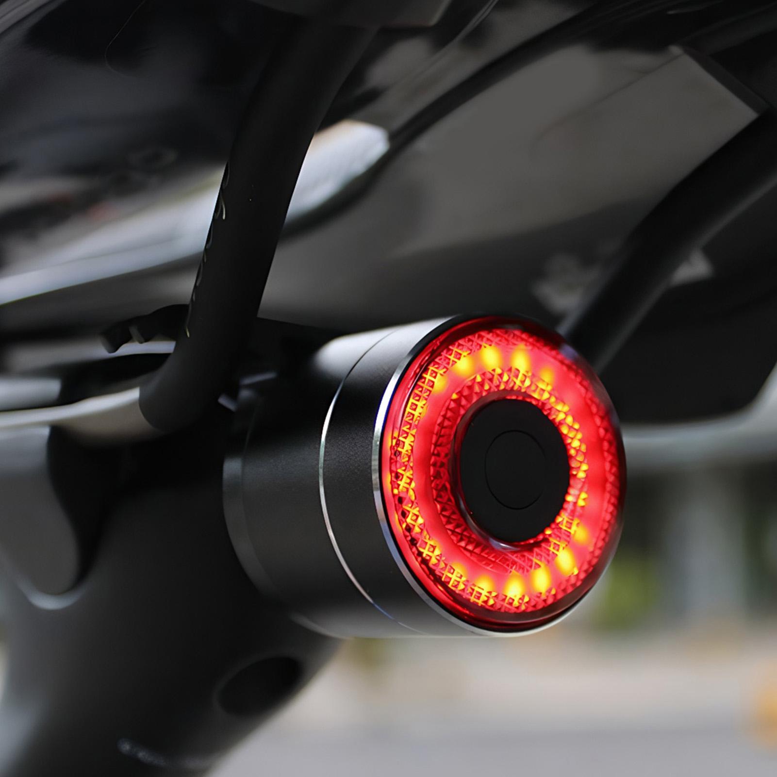 Commuter Cycling - Lampu Belakang Sepeda Lampu Sensor Ekor