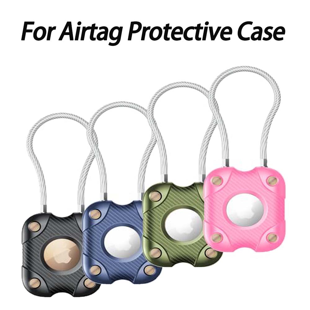 Chain Lock Combination - Penyangga Airtag dengan Kabel Kawat, Gantungan