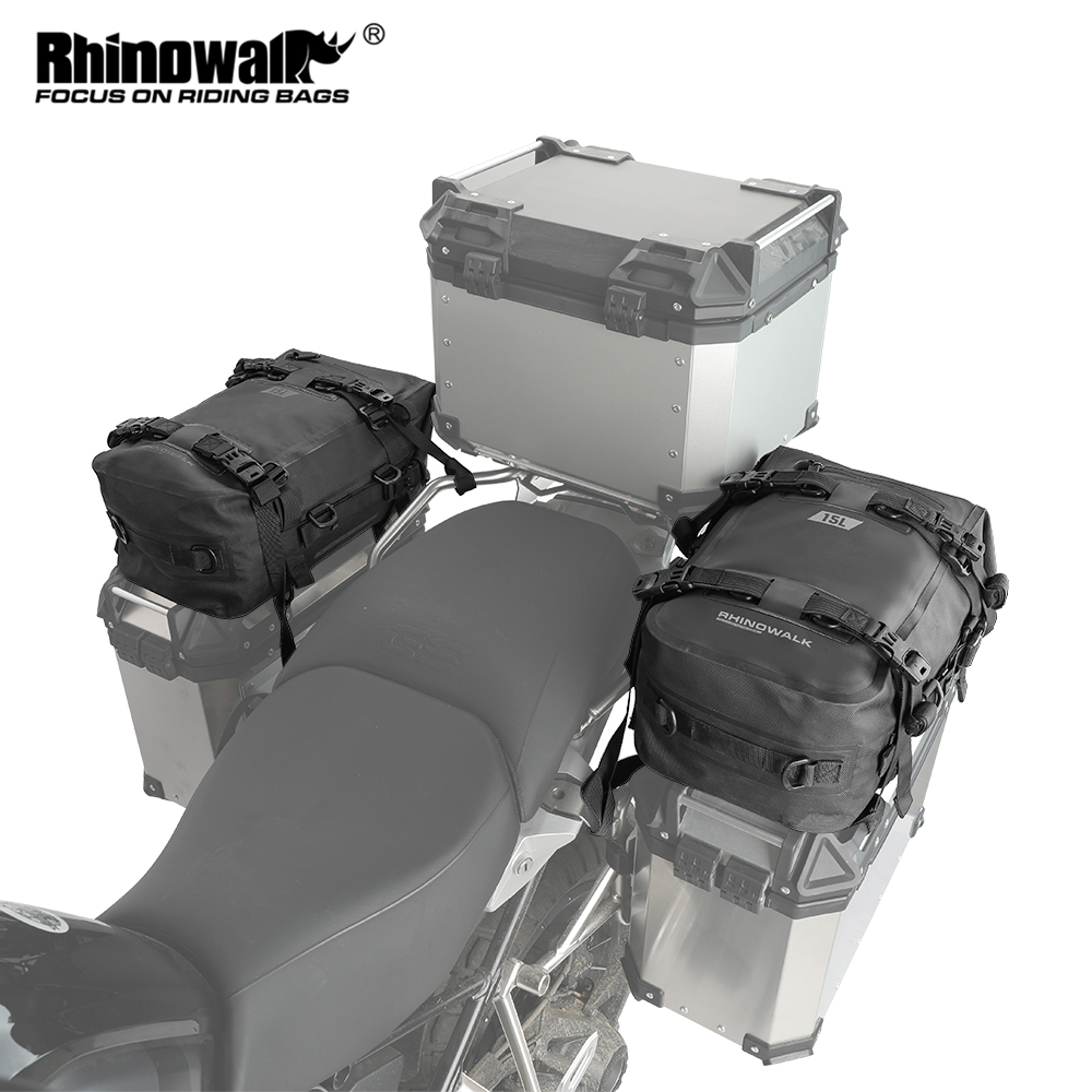 Panniers Waterproof Rear - Rhinowalk tas bagasi atas kotak sepeda