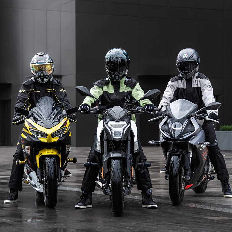 Cycling Commuter Rain Gear - Setelan Jas Hujan Motor Oxford, Jaket