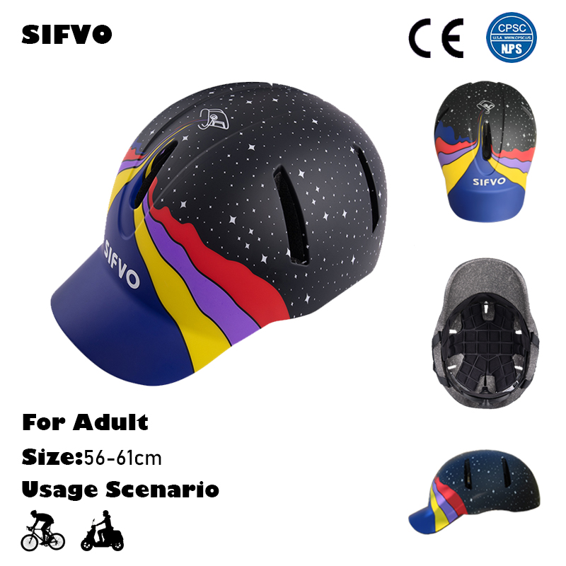 Commute Cycling Helmet - Simvo helm sepeda pria dan wanita,