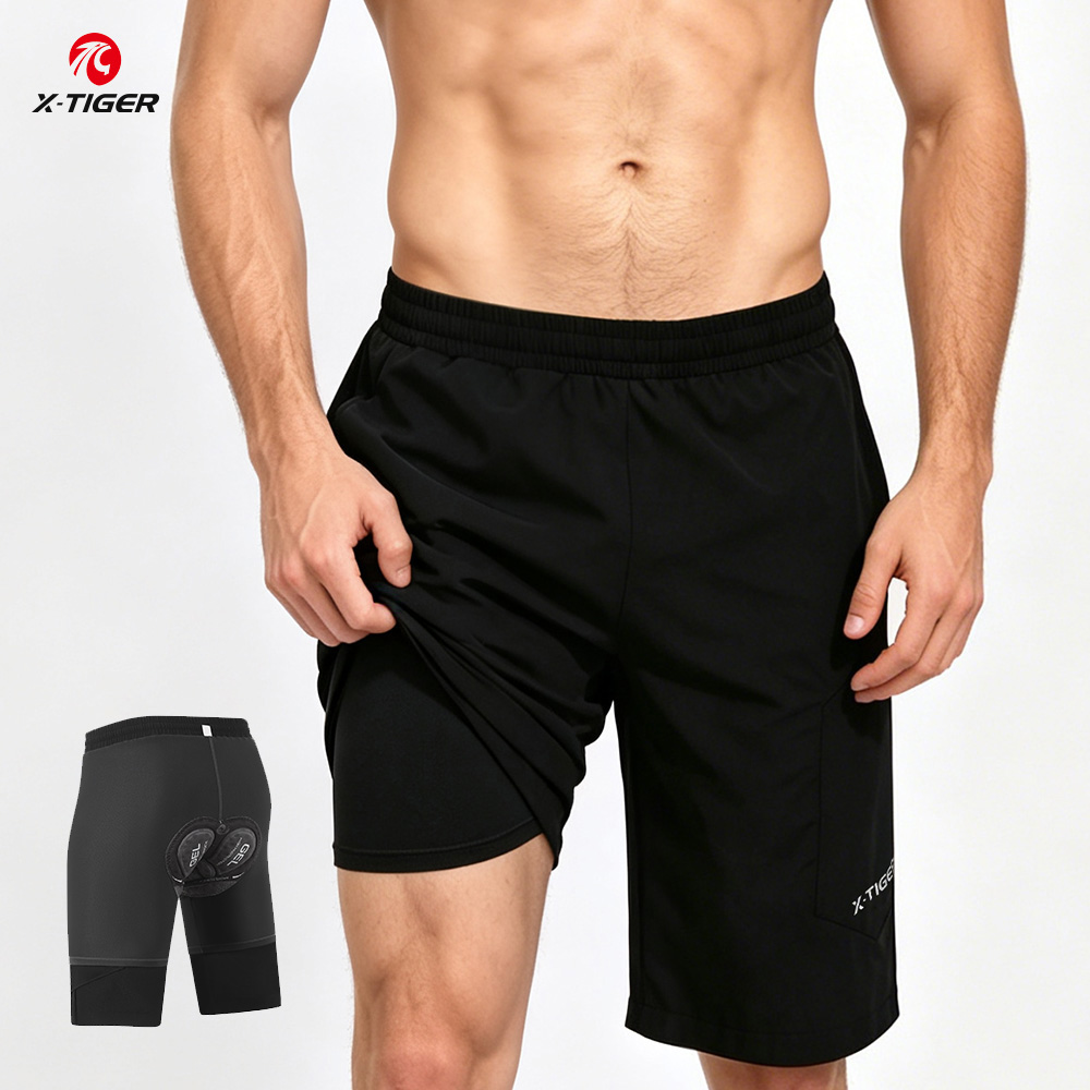 Cycling Shorts For Commute - X-TIGER Celana Pendek Bersepeda 2 in