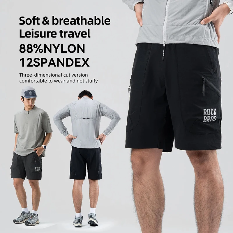 Celana Pendek Bersepeda ROCKBR - Cycling Shorts For Commute ulasan dan harga