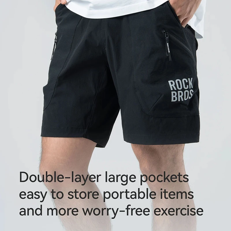 Celana Pendek Bersepeda ROCKBR - Cycling Shorts For Commute ulasan dan harga