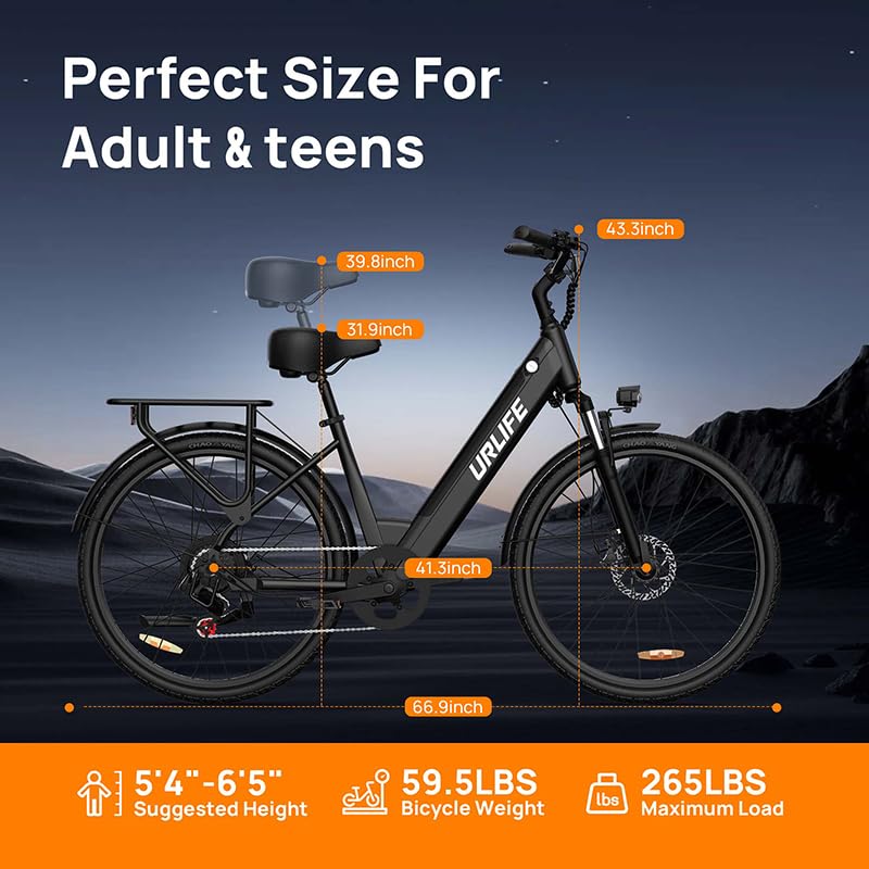 Sepeda Listrik URLIFE E26 untu - Commuting With Bike ulasan dan harga