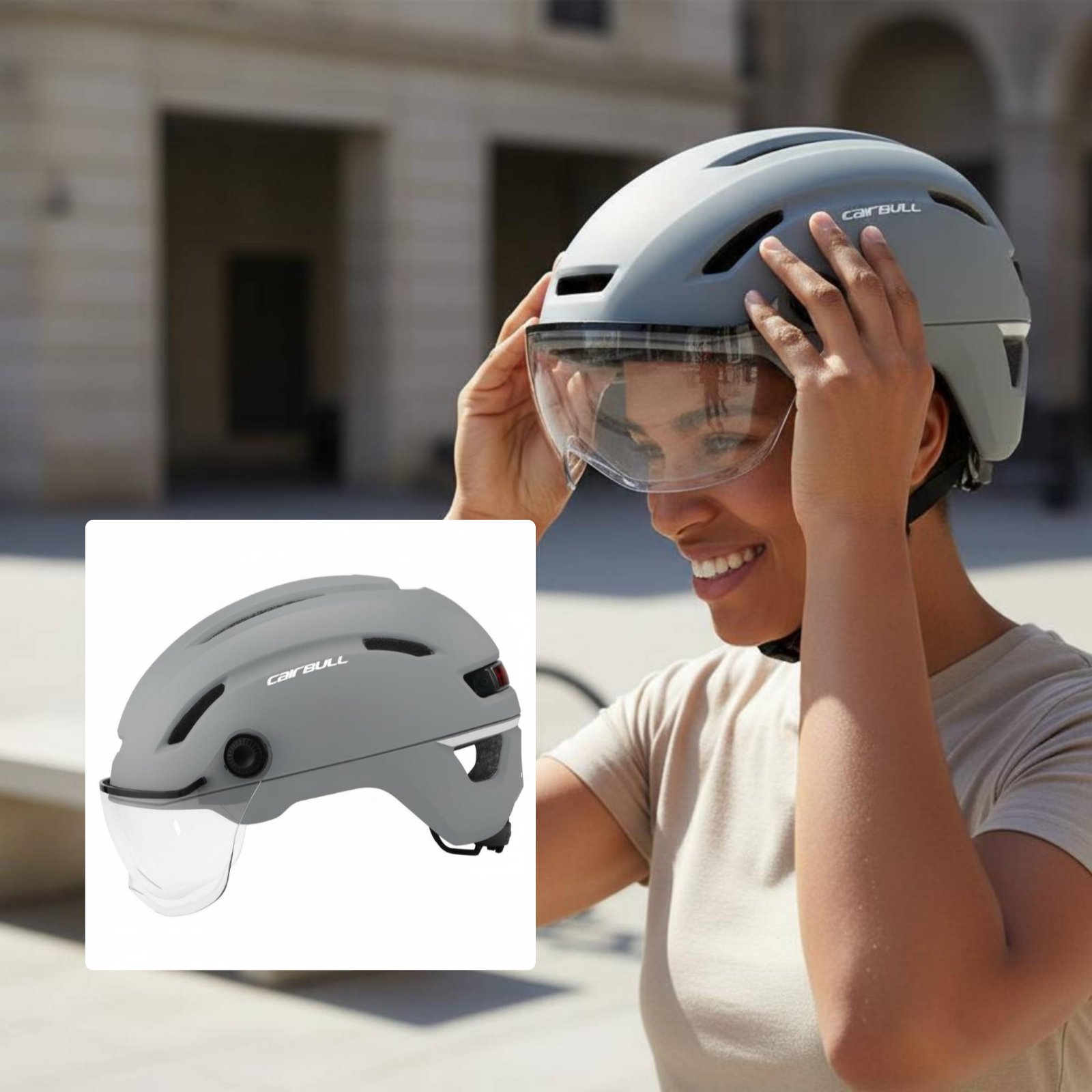 Helm Sepeda Listrik Komuter Be - Commute Cycling Helmet ulasan dan harga