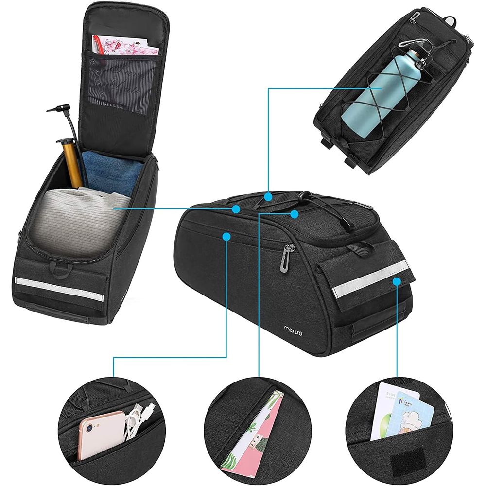 Tas Rak Sepeda Tahan Air, Tas  - Panniers Waterproof Rear ulasan dan harga