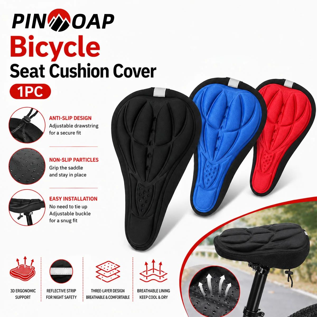 Penutup Sadel Sepeda Berbantal - Commuting By Bike ulasan dan harga