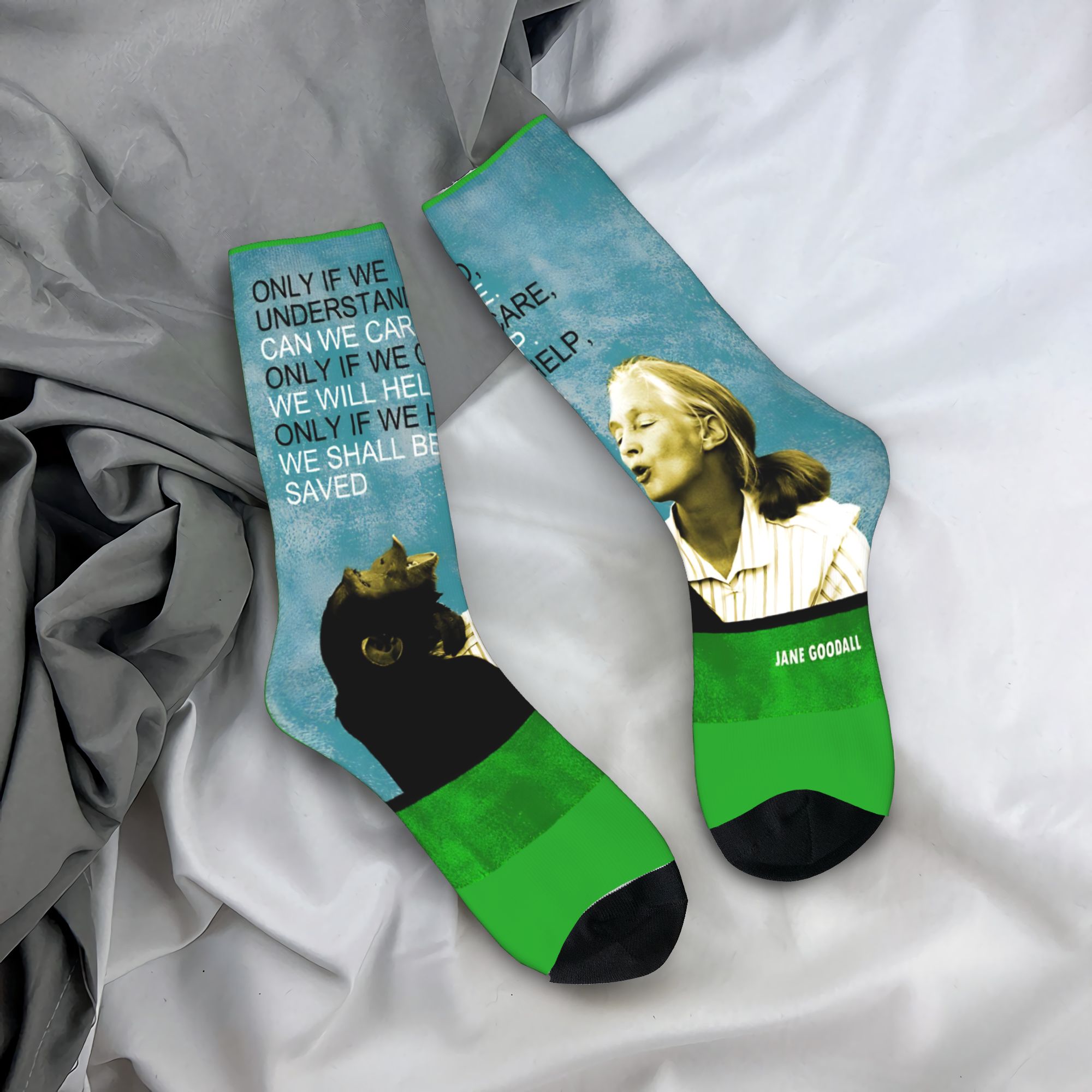 Kaos Kaki Jane Goodall, Kutipa - Cycling Quote ulasan dan harga