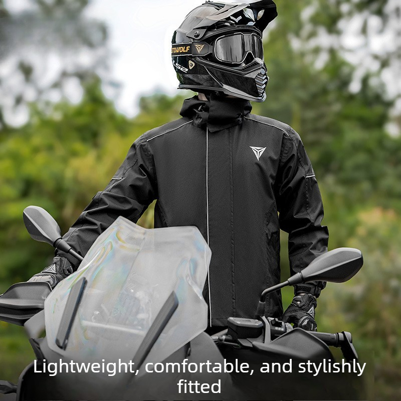 Setelan Jas Hujan Motor Anti A - Cycling Commute Jacket ulasan dan harga