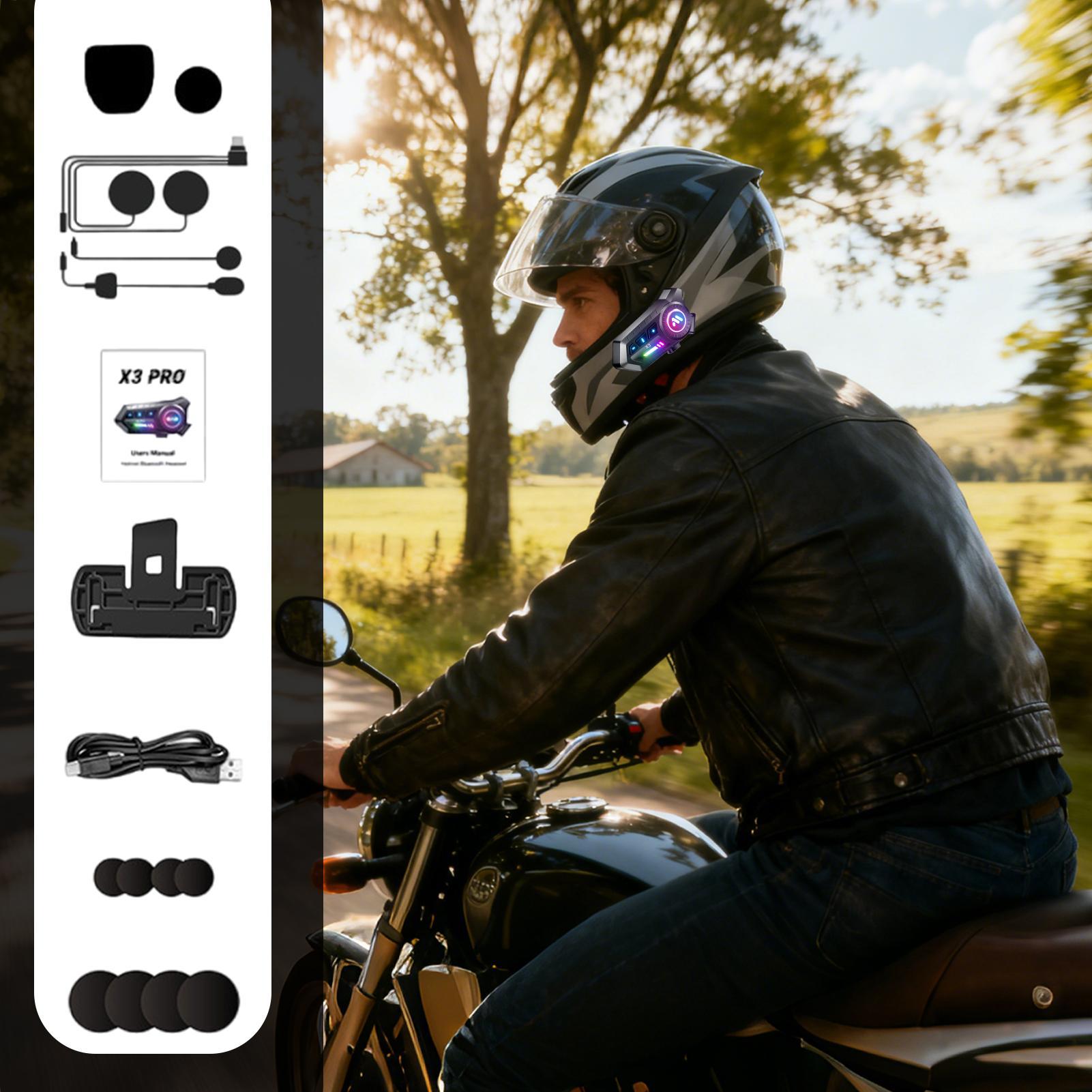 Headphone Sepeda Motor Nirkabe - Commute Cycling Helmet ulasan dan harga