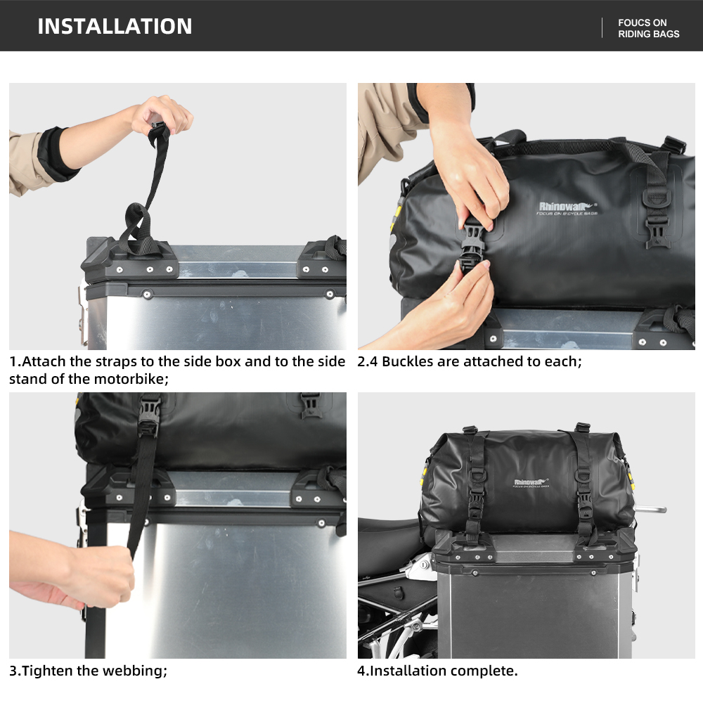 Rhinowalk tas bagasi anti air  - Panniers Waterproof Rear ulasan dan harga