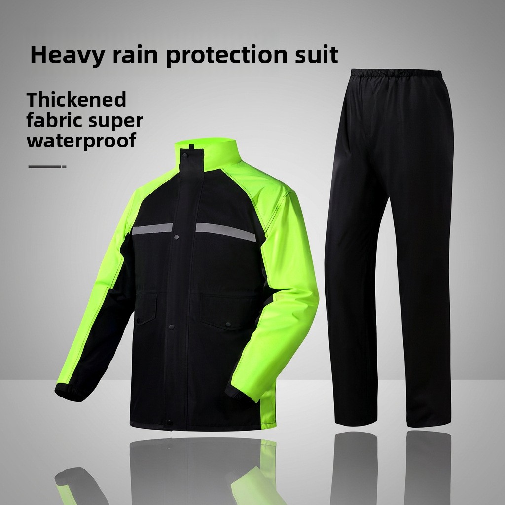 Setelan Jas Hujan Motor Tahan  - Cycling Commuter Rain Gear ulasan dan harga