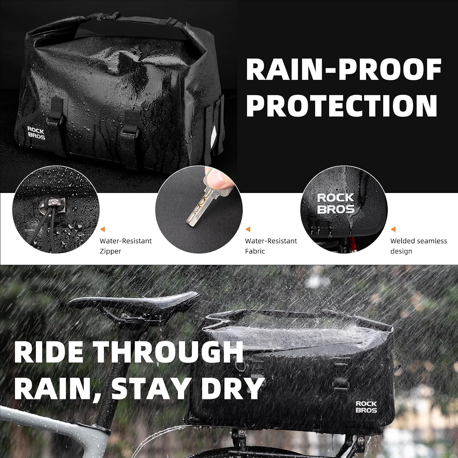 Tas Rak Sepeda Dapat Diperluas - Panniers Waterproof Rear ulasan dan harga